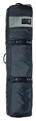 Rome Cache Wheeled Padded Multiple Snowboard and Boot Bag Black 168 cm New