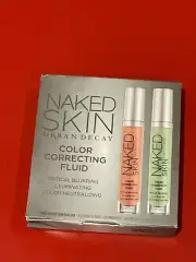 Naked skin urban decay color correcting fluid deluxe travel peach green mecca