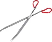 FONDOTIN Fish Catching Clamp Crab Tong Metal Crab Grabber Tool for Outdoor Fishing Ergonomic Design Efficient Clamping