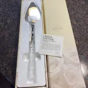 Lenox Crystal Silver Dessert Cake Pie Server New NIB Wedding Anniversary Gift