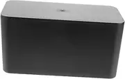 Power Strip Cable Management Box Organizer Plastic Storage Case for Desk Tv Computer USB Hub S Black Protects Cords Keeps Your Space Tidy