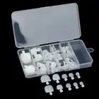 100Pcs Artificial Toe False Nails Tips Foot Fake Manicure Art Decoration Toe ❤B❤