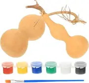 GARIOUANS DIY Gourd Painting Toys for Boys and Girls Arts and Crafts Kit Dried Gourds and Watercolor Paint Set