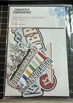 Creative Memories School Knowledge Is Power Embellishments