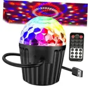 Portable Mini Disco Ball Light for Party, RGB DJ Strobe Light with 1 Pack