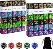 65PCS MTG Dice Counters Bulk Ability Keywords ＋1/－1 Tokens 6 Sided & D20 Dice Set for Magic The Gathering, MTG, TCG, Card Games Accessories