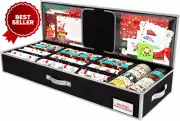 Wrapping Paper Storage Container, Underbed Organizer with Oxford Fabric, Holds u