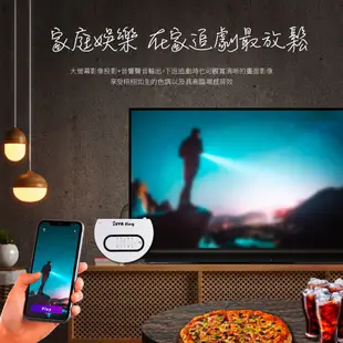 EVASing HDMI無線影音傳輸器 Airplay Miracast 單麥克風套組(手機投影追劇 K歌)