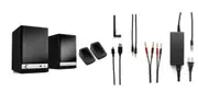 Audioengine HD3 Premium Wireless Speakers with DS1 Speaker Stands (Black)