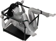 ZJPOJPH Sex Chair SM Lower Body Training Sex Toys Leg Splitter With Handcuffs Ankle Cuffs Restraints Bondage Set For Men Women