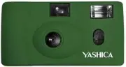 Yashica MF-1 Snapshot Art 35mm Film Camera, Army Green From JAPAN ＃82