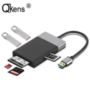 USB 3.0 To USB Flash Drive HUB XQD CF Compact TF SD Card Reader for Macbook PC
