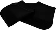 JOINPAYA 1 Pair Unisex Slip Silicone Shoe Covers Rain Protector Overshoes for Outdoor Use Durable and Footwear Shield Black