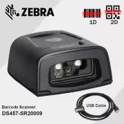 Zebra DS457-SR20009 Fixed Mount 1D 2D Desktop Barcode Scanner with USB Cable