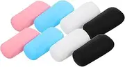 PACKOVE 8Pcs Elastic Travel Bottle Covers Stretchable Silicone Sleeves for Leak Proofing Shampoo Lotion Containers Multi Color for Safe Travel Storage Easy to Use and Install