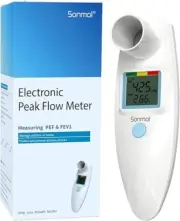 Digital Peak Flow Meter Spirometer Asthma for Adult Kids Portable PEF Forced Exp