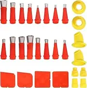 BESTYASH 1 Set Caulking Nozzle Stainless Steel Nozzles Suitable for Sealant Easy to Clean Ensures Precise Application and