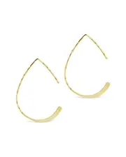 Sterling Forever 14K Over Silver Threader Earrings