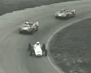 New! Vintage 8X10 1963 Indy IRP Hap Sharp Lotus 29, Cooper Climax & Lotus 19