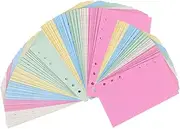 AUTSUPPL Notepad Replacement Refills 6-hole Loose-leaf Paper Smooth Refill Paper for Notebook 3 Sheets