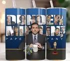 Office Michael Scott Tumbler 20oz World's Best Boss Dunder Mifflin Mug Cup