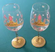 Princess 10oz Wine Glasses. (Complete Set of 2). These Are Brand New Never Used!