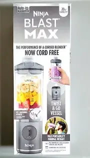 Brand-new Ninja Blast Max Portable Blender w/ 22oz Twist N Go Vessel