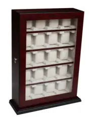 Quality Watch Jewelry Display Storage Holder Case Glass Box Organizer Gift r