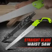 [Straight Blade]15.5'' Outdoor Garden Woodworking Hand Pruning Saw w/Scabbard