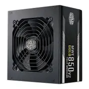Cooler Master MWE V2 850W 80+ Gold Fully Modular PCIe 5.1 ATX 3.1 Power Supply - Black [MPE-8501-AFAAG-3EAU]