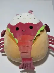 Squishmallows Lorono Lobster Roll Christmas 2024 Plush 16" Toy New NWT