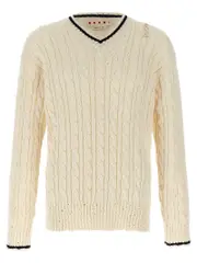 [Marni] Marni-V Maglioni Bianco-Uomo 52IT White