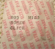 Elgin M123 - Part 205 – Click Screw - Factory Watch Replacement / Repair Part
