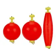 10pcs EVA Foam Floats Bobber Fishing Floats with Connector Hooks Fishing Floats