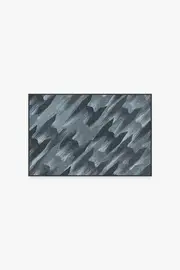 60' x 90' | Machine Washable Runner Rug | Kid & Pet Friendly | Indoor Rug | TIE Fighter Houndstooth Blue Flatwoven Rug | Ruggable
