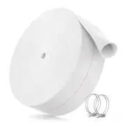 AGHITG Fire & Backwash Hose - 100 Ft With Clam, 1-1/2" Pool Discharge Hose fo...