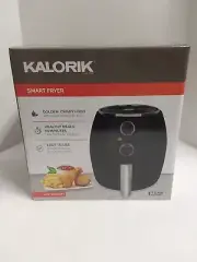 Kalorik 3.2 Quart Black Smart Fryer W/Built-In 30 Minute Timer NEW IN BOX!
