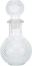 ULTECHNOVO Glass Whiskey Decanter with Airtight Stopper Stylish Brandy Dispenser for Home Bar Wedding and Parties Controlled Dispensing Fast Aeration Hardwearing Glass