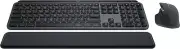 MX Keys S Combo - Performance Wireless Keyboard and Mouse with Palm Rest, Custom