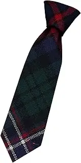 [I LUV LTD] Boys All Wool Tie Woven And Made in Scotland in Scottish National Tartan