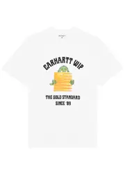 Carhartt Wip Gold Standard Printed Cotton T-shirt - White XL