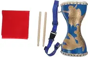 ULDIGI 1set Cowhide Waist Drum Hand Drum for Boy Girl Portable Percussion Instrument Auspicious