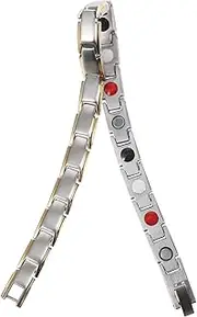 Ipetboom Magnet Titanium Bracelet Wristband Magnetic Bangle Mens Magnet Bead Jewelry Hand Chain Hand Jewelry Bracelet Magnet Bracelet for Men Decor Bracelet Jewelry
