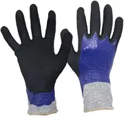 B Baosity Pond Gloves Fish Fillet Gloves Multifunctional Non Slip Strong Grip Rubber Gloves Fishing Handling Gloves for Adults Gardener