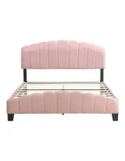[IHOMDEC] Shell-Style Double Size Bed Frame in Pink