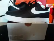 Nike Air Force 1 AF1 Low 07 Oreo Yin Yang Black White Pebbled Leather CT2302 002