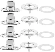 SHINEOFI 10 Pack Turn Lock Metal Handbag Fasteners DIY Bag Hardware Clasp Locks for Travel Outdoor Use