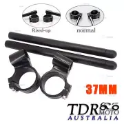 CNC High Lift Clip On Ons Handlebar 37mm for 2008-2015 Kawasaki Ninja 250R