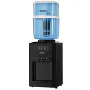 22L Water Cooler Dispenser Bench Top 3 Taps Chiller Filter Purifier Three 2L-BK