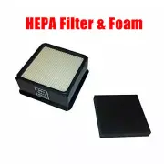 HEPA Filter & Foam For Dirt Devil F66 UD70100 Featherlite UD70110 Vigor Tubro